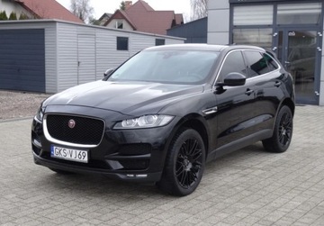 Jaguar F-Pace SUV 3.0 TDV6 300KM 2016 Jaguar F-Pace 3.0D 300KM Automat Led Skora Navi Bezwypadkowy Zarejestrowany, zdjęcie 12