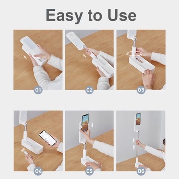 Портативная складная настольная подставка для смартфона и телефона