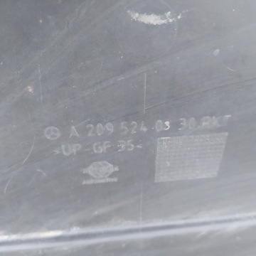MERCEDES W209 CLK KRYT POD MOTOR PŘEVODOVKY A2095240330
