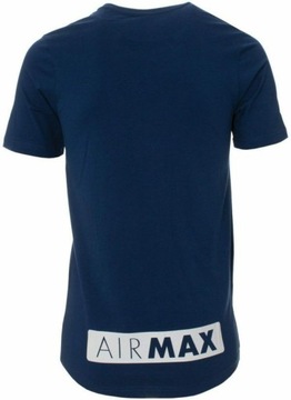 Nike Koszulka Męska T-Shirt Sportowa Granatowa. M Bawełniana