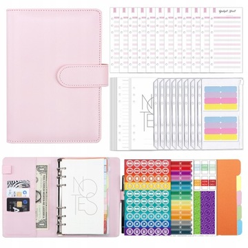 Księga rachunkowa A6 Pu Leather Loose Leaf Book