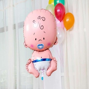 Кукла Воздушный шар Baby Shower Крещение Украшение Синий