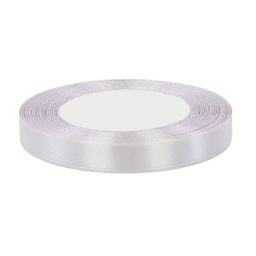 Wstążka Satynowa Białe Srebro 12mm x 36y nr 112