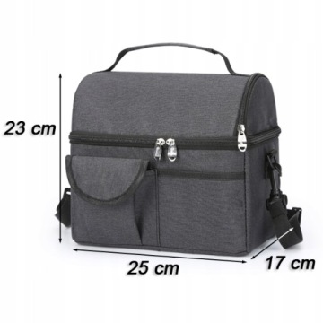 ИЗОЛИРОВАННАЯ ТЕРМАЛЬНАЯ СУМКА ДЛЯ ЗАВТРАКА LUNCH BOX