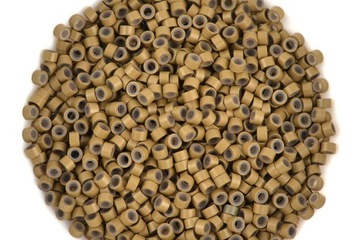 MIKRORINGI z SILIKONEM 100 SZTUK #8 DARK BLONDE