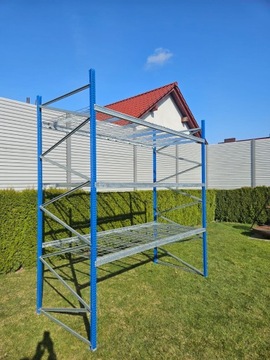REGAŁY PALETOWE WYPEŁNIENIE Z PŁYTY WIÓROWEJ H-3,00m