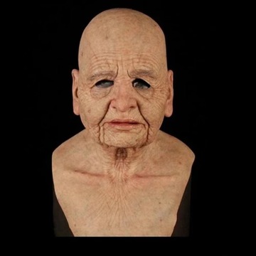Новая латексная маска старика, реквизит