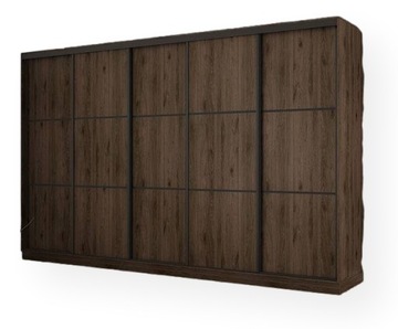 Szafa Przesuwna 400 cm garderoba 8 szuflad meble