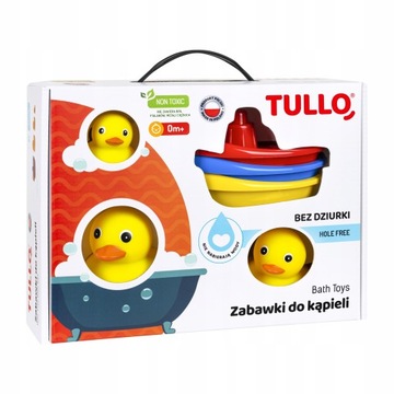 НАБОР ИГРУШЕК ДЛЯ ВАННЫ TULLO (6 ШТ. БЕЗ ОТВЕРСТИЙ)