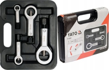 НАБОР ГАЙКОРЕЗОВ YATO, 4 ДЕТАЛИ, ЧЕХОЛ YT-0585