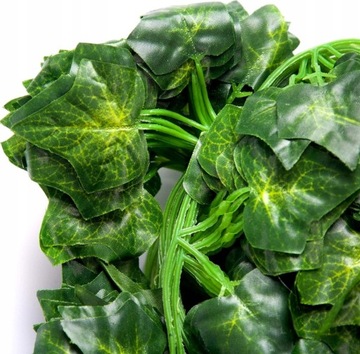 Искусственные висячие листья растения плюща, украшение x12 для стены балкона 2,1 м