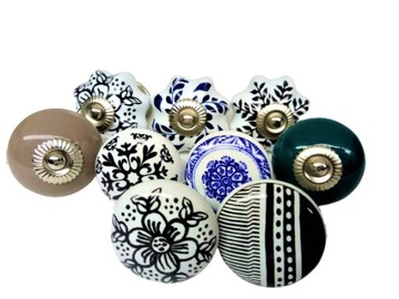 КЕРАМИЧЕСКАЯ РУЧКА ШКАФ ДВЕРНАЯ РУЧКА ЯЩИК БЕЛАЯ