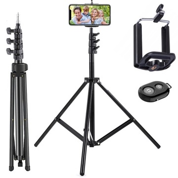 STATYW NA TELEFON APARAT TRIPOD + PILOT 210cm