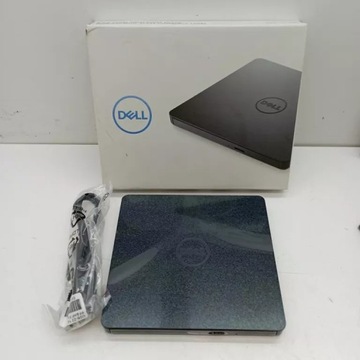 ZEWNĘTRZNY PŁASKI NAPĘD OPTYCZNY USB DELL DW316 KOMPLET JAK NOWE