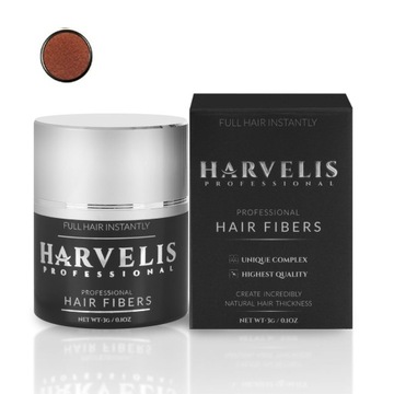 Harvelis Mikrowłókna 3g - Keratynowe do Włosów Zagęszczenie SIWY
