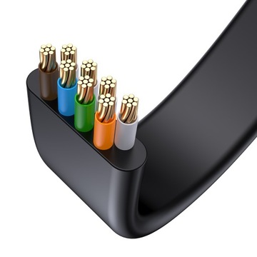 СЕТЕВОЙ КАБЕЛЬ BASEUS RJ45 - RJ45 LAN ETHERNET CAT6 ИНТЕРНЕТ-КАБЕЛЬ 2 м