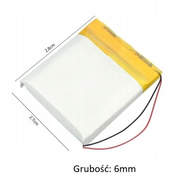 Аккумулятор Li-Poly 400 мАч 3,7 В 582728
