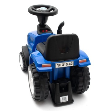 JEŻDZIK TRAKTOR ZABAWKA DLA DZIECI XXL NEW HOLLAND + PRZECZYPA + Łopatka