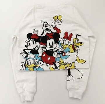 Bluza damska bez kaptura DISNEY Myszka Mickey i Przyjaciele M Krótka Haft