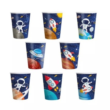 Kubeczki papierowe Kosmos, 220 ml, 8 szt.