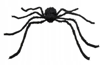PAJĄK GIGANT XL CZARNY DEKORACJA HALLOWEEN 74400