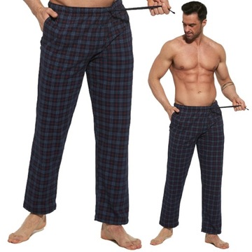 CORNETTE spodnie męskie od piżamy 691/35 kratka