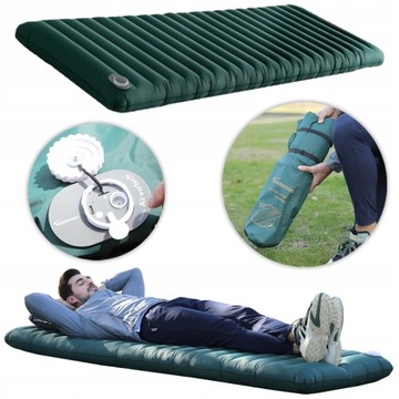 НАДУВНОЙ МАТРАС с самонадувающимся насосом AEROGOGO.