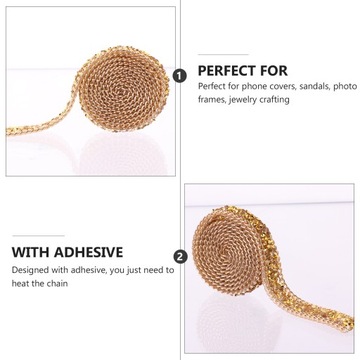 ЦЕПОЧКА С КРИСТАЛЛАМИ AB Rhinestones APP