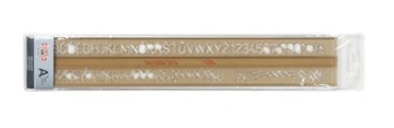 Szablon cyfrowo-literowy 10mm