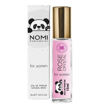 NOMI PERFUMY DAMSKIE PERFUMETKI ROSE CRYSTAL 15ML