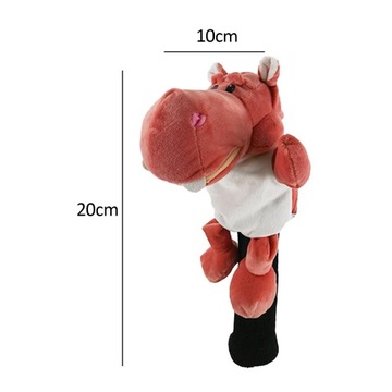 Головной убор для гольф-клюшки Гольф Красный бегемот