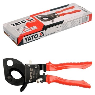 Nożyce zapadkowe do kabli 240 mm2 300 mm YATO YT-18600