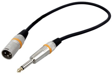 Markowy kabel XLR m - Jack 6.3 50cm