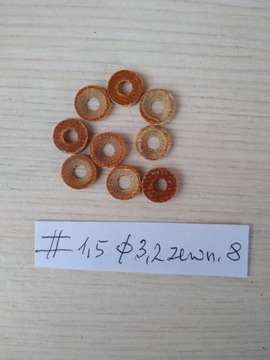 Podkładka bakelitowa gr.1,5 fi 3,2mm kpl.=30 sztuk