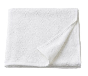 IKEA NARSEN - ręcznik kąpielowy biały 55x120 cm