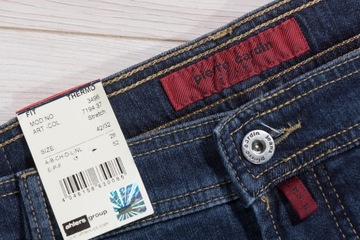 PIERRE CARDIN THERMO DEAUVILLE SPODNIE JEANS 42/32