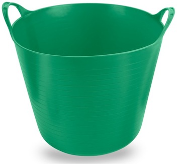 ГИБКИЙ КОНТЕЙНЕР, ПРОЧНАЯ КОРЗИНА, ЗЕЛЕНОЕ ВЕДРО, 27 Л