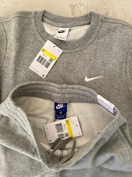 NIKE DRES MĘSKI KOMPLET BLUZA SPODNIE SPORTOWY CIEPŁY GRUBY