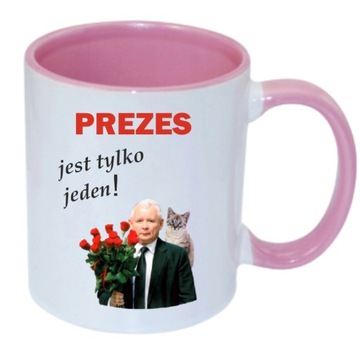 KUBEK PREZES JEST TYLKO JEDEN PIS ŚMIESZNY PREZENT
