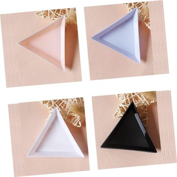 160 шт., треугольная пластина для дизайна ногтей, ювелирная тарелка Triangle Kor