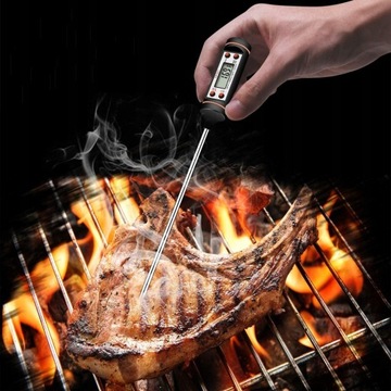 TERMOMETR KUCHENNY CYFROWY LCD SONDA MIĘSA WINA