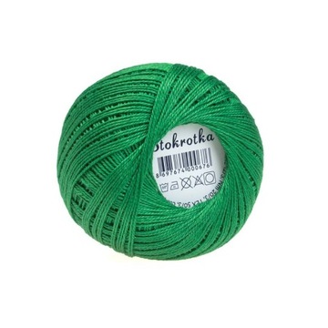 Kordonek STOKROTKA zielony 326 - 100% Bawełna - 200 metrów / 30 gr.