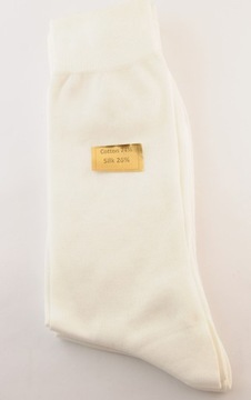 SKARPETY MĘSKIE BAWEŁNA SILK JEDWAB 42-44 OKAZJA