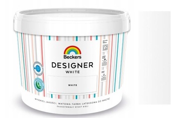 BECKERS DESIGNER WHITE 10л БЕЛАЯ ЛАТЕКСНАЯ КРАСКА