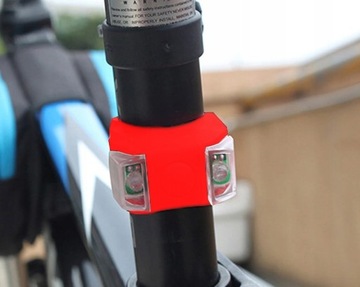 Lampka led podwójna Zestaw 2 szt do wózka rowerka itp