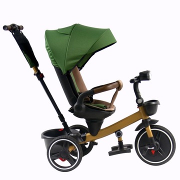 ВЕЛОСИПЕД KIDSEE RAPTOR TRIKE С МУЗЫКОЙ И СВЕТЛО-ЗОЛОТО-ЗЕЛЕНЫМ