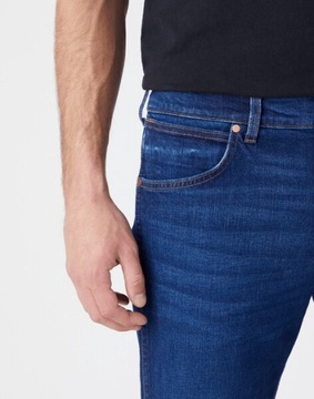 Męskie spodnie jeansowe proste Wrangler GREENSBORO W34 L32