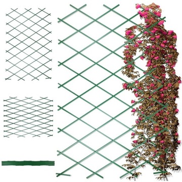 Опора для вьющихся растений зеленая опора выдвижная решетчатая ограда 200х100