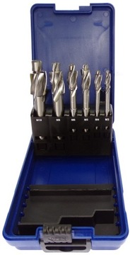 ZESTAW POGŁĘBIACZY Z PILOTEM POD ŚRUBY M3- M10 HSS-Co VIS