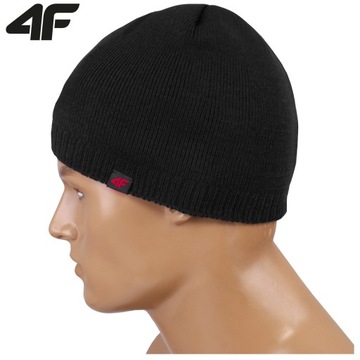 CZAPKA ZIMOWA MĘSKA 4F DAMSKA DWUWARSTWOWA LEKKA BEANIE NA ZIMĘ SPORTOWA